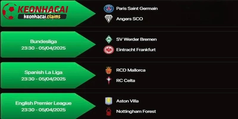 Giới thiệu về lịch thi đấu tại kèo nhà cái