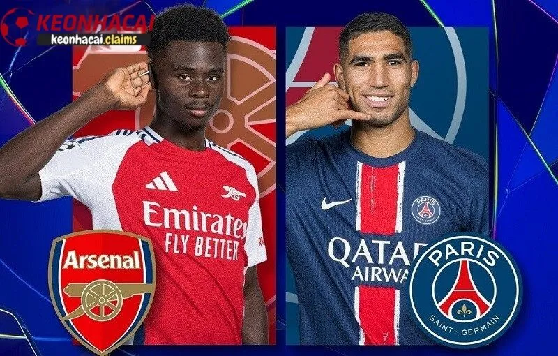 Nhận định và dự đoán tỷ số trận soi kèo PSG vs Arsenal 